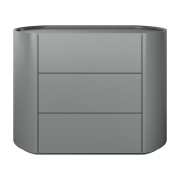 Комод Lagom 3 ящика ширина 100 см (серый)