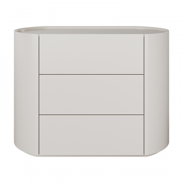 Комод Lagom 3 ящика ширина 100 см (дымка)