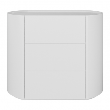 Комод Lagom 3 ящика ширина 90 см (белый)