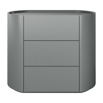 Комод Lagom 3 ящика ширина 90 см (серый)