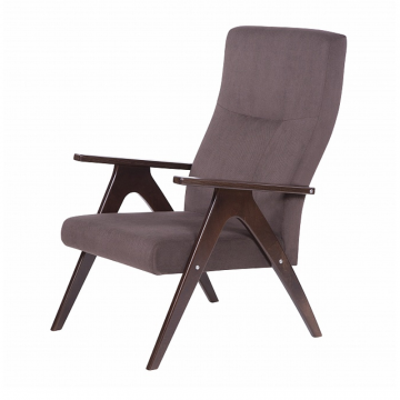 кресло Оскар  Грей браун каркас  Орех