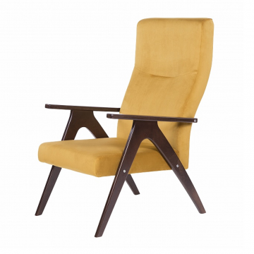 кресло Оскар  Охра каркас  Орех