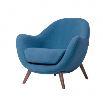 кресло Анхель фреш 27 океан каркас Орех