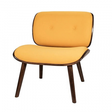 кресло Конда  фреш 23 охра каркас  Орех