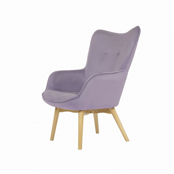 Кресло Манго - фреш 16 лавандовый каркас Бук