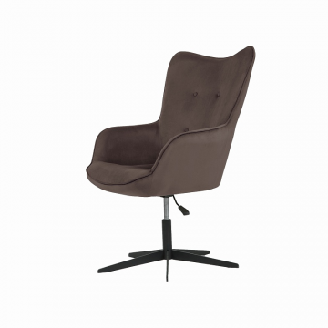 Кресло Манго - Ножки Пятилучие фреш 05 коричневый каркас Чёрный