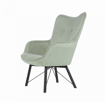 Кресло Манго - Ножки металл Минт каркас Чёрный