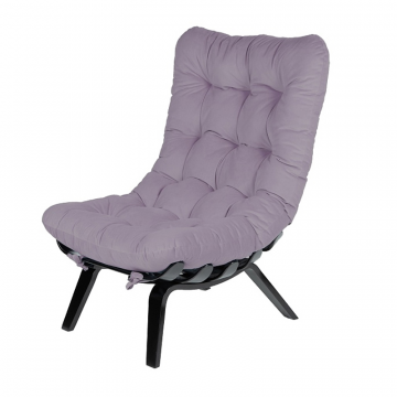 кресло Ессей 2  фреш 16 лавандовый каркас  Венге структура