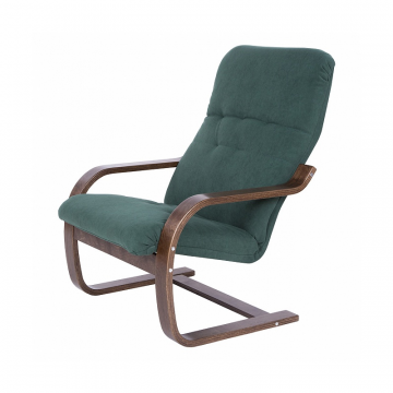 Кресло Сайма Малахит каркас Орех