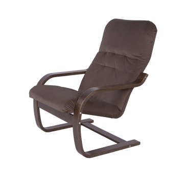 Кресло Сайма фреш 05 коричневый каркас Орех