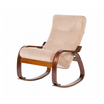 Кресло-качалка Гарда Перламутр каркас Вишня