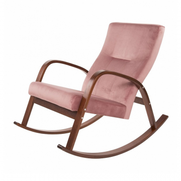 кресло-качалка Ирса  Пудровый каркас  Вишня