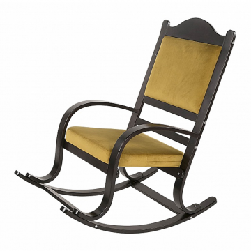 кресло-качалка Лаена  Охра каркас  Венге структура