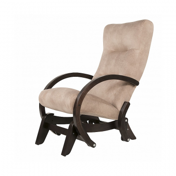 Кресло-качалка глайдер Мэтисон Крем-брюле каркас Венге структура