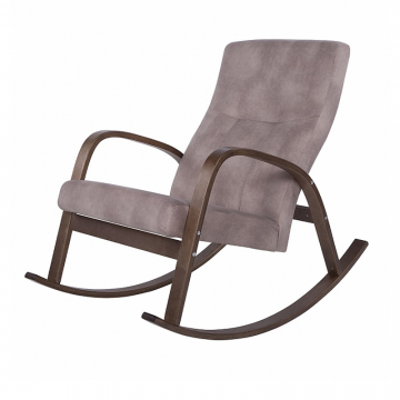 кресло-качалка Ирса  Крем-брюле каркас  Орех