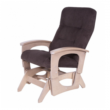 кресло-качалка глайдер Орион  Грей браун каркас  Шимо
