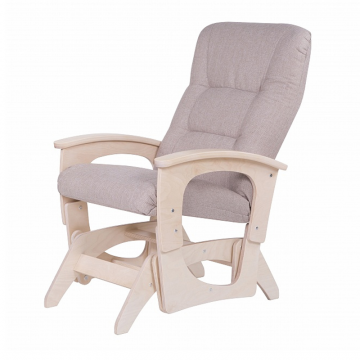 кресло-качалка глайдер Орион  Миндаль каркас  Берёза белая