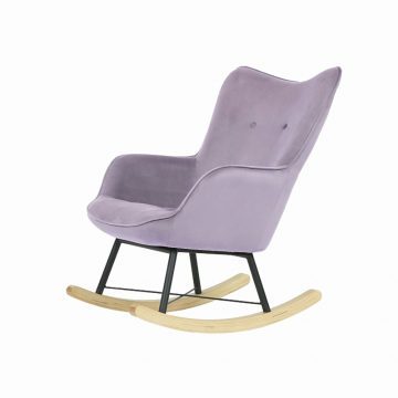 Кресло-качалка Манго - Ножки бук-металл фреш 16 лавандовый