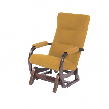 Кресло-качалка глайдер Мэтисон 2 фреш 23 охра каркас Орех