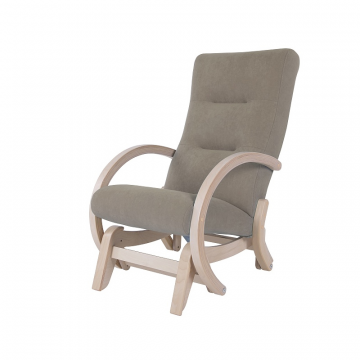 Кресло-качалка глайдер Мэтисон фреш 04 бежевый каркас Берёза белая