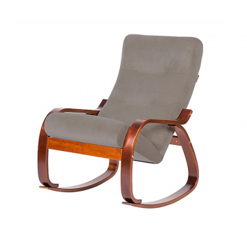 Кресло-качалка Гарда фреш 04 бежевый каркас Вишня