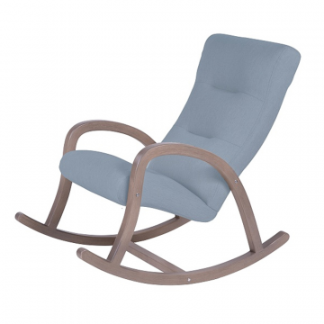 кресло-качалка Камея  фреш 11 голубой каркас  Шимо