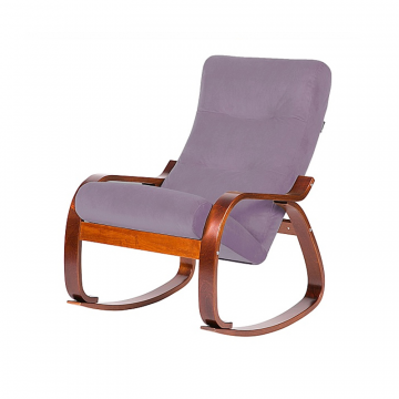 Кресло-качалка Гарда фреш 16 лавандовый каркас Вишня
