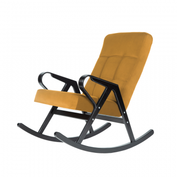 кресло-качалка Форест фреш 23 охра каркас Чёрный