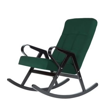кресло-качалка Форест Фреш 25 зелёный каркас Чёрный