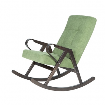 кресло-качалка Форест Фисташка каркас Орех