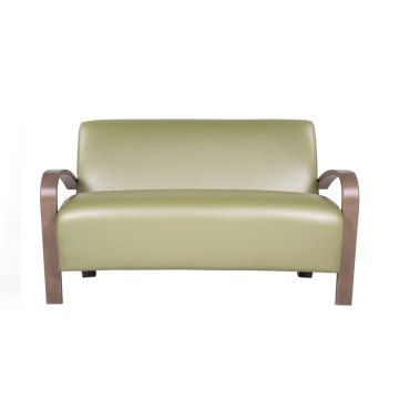 диван Балатон Экокожа зеленый каркас Шимо