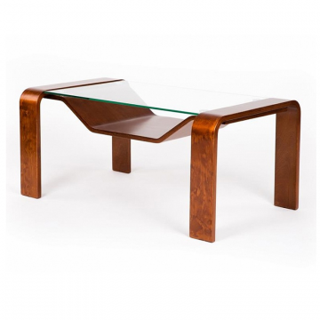 журнальный стол Гурон 1   каркас  Вишня