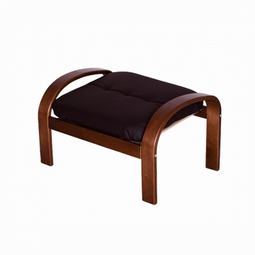 Пуф Сайма Экокожа шоколад каркас Вишня