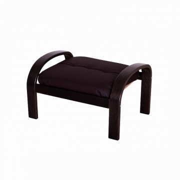 Пуф Сайма Экокожа шоколад каркас Венге структура