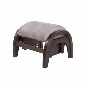 Пуф Мэтисон Крем-брюле каркас Орех