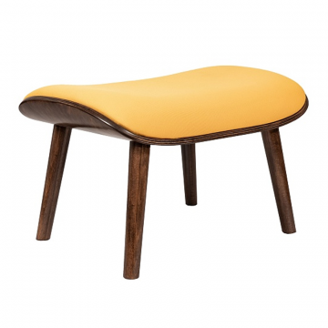 пуф Конда  фреш 23 охра каркас  Орех