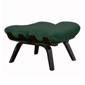 пуф Ессей  Фреш 25 зелёный каркас  Чёрный