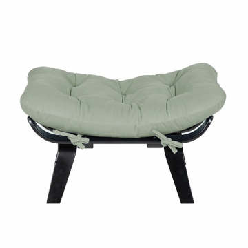 пуф Ессей 2  Фреш 19 минт каркас  Чёрный