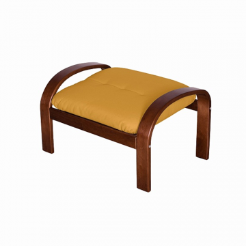 Пуф Сайма фреш 23 охра каркас Вишня