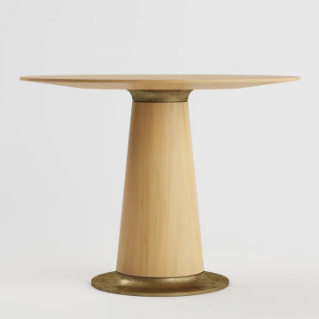 Стол обеденный Блисс (Шпон / Металлизация - 1000 мм)