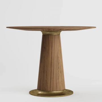 Стол обеденный Блисс (Шпон / Металлизация - 1100 мм)