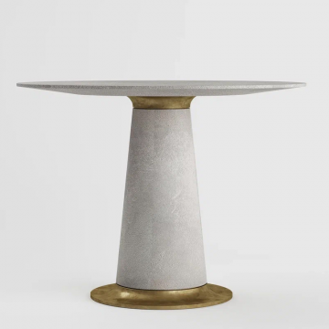 Стол обеденный Блисс (Декоративный бетон / Металлизация - 1000 мм)