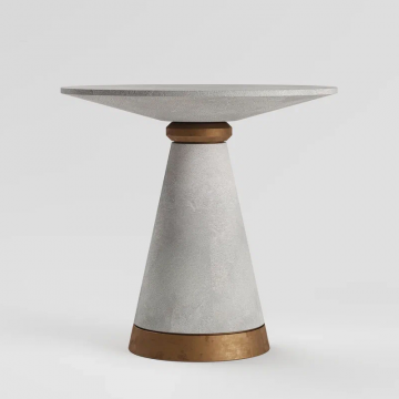 Журнальный столик Ирис (Декоративный бетон / Металлизация)