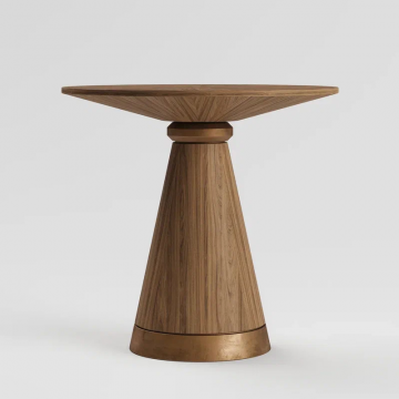 Журнальный столик Ирис (Шпон дуба / Металлизация)