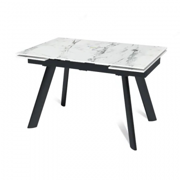 Стол раскладной Stone (120+30+30), керамика глянцевая Ice Jade