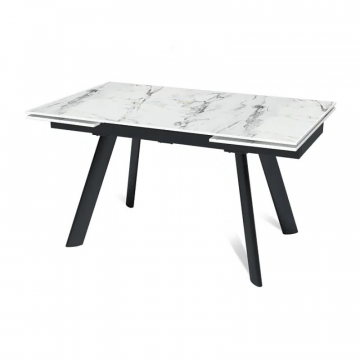 Стол раскладной Stone (140+40+40), керамика глянцевая Ice Jade