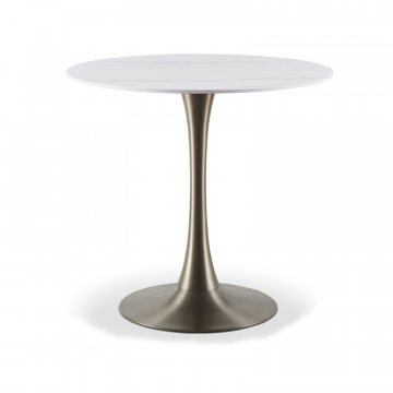 Стол Leopold 80, белый камень