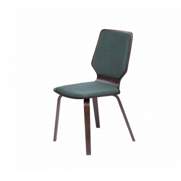 Стул Бертран Малахит каркас Орех