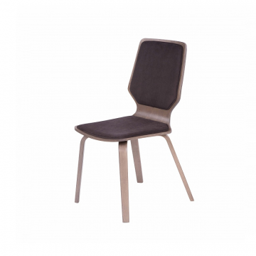 Стул Бертран Грей браун каркас Шимо