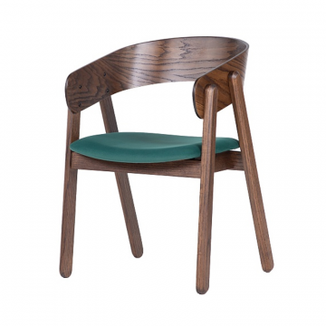 стул Армада  Фреш 25 зелёный каркас  Орех Американский